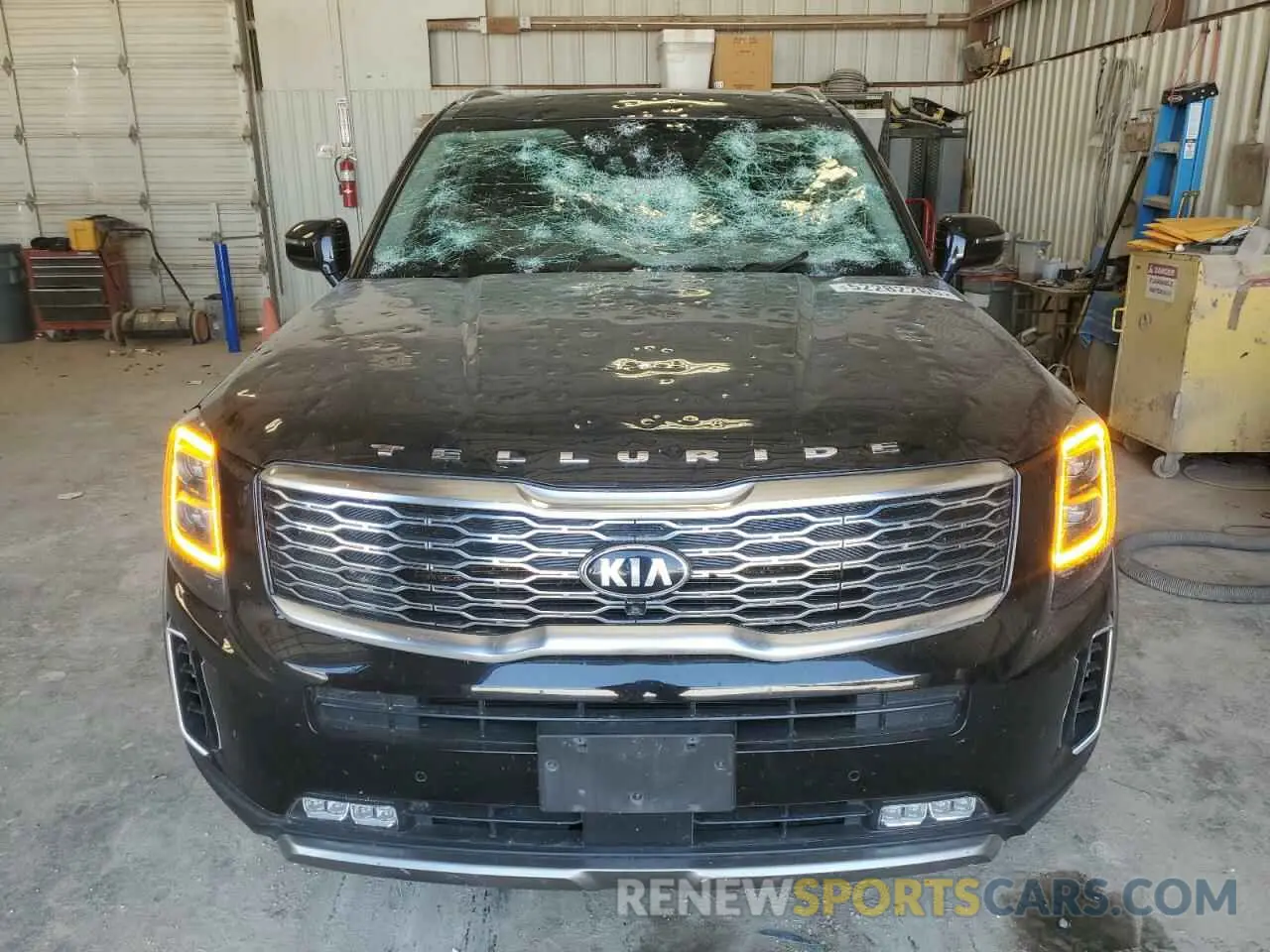 5 fotografías del automóvil dañado 5XYP5DHC0MG171210 KIA TELLURIDE 2021