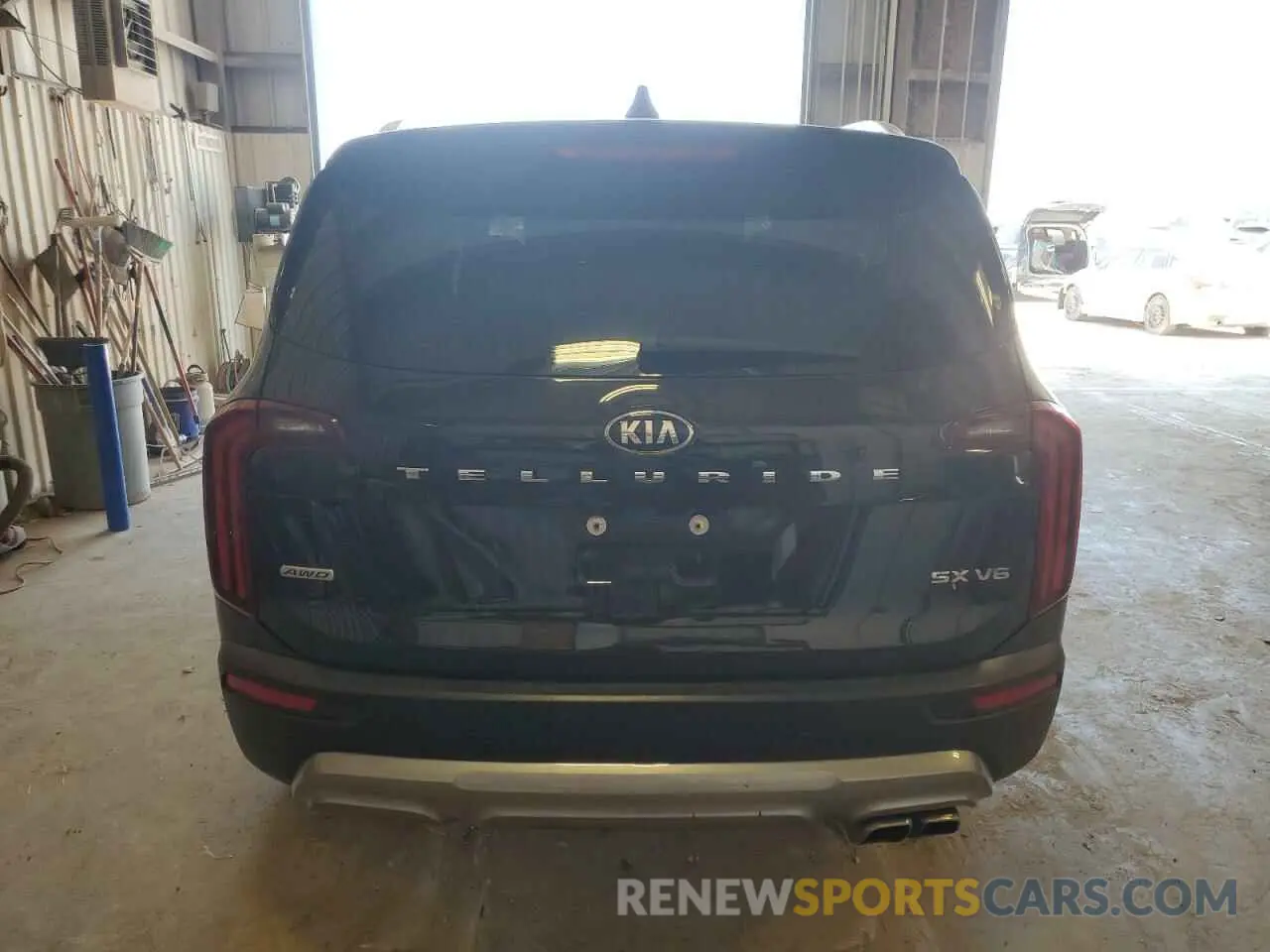 6 fotografías del automóvil dañado 5XYP5DHC0MG171210 KIA TELLURIDE 2021