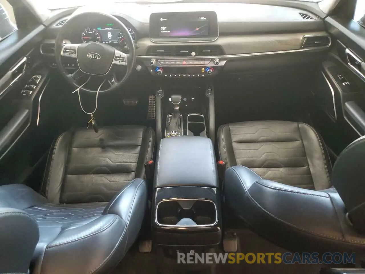 8 fotografías del automóvil dañado 5XYP5DHC0MG171210 KIA TELLURIDE 2021