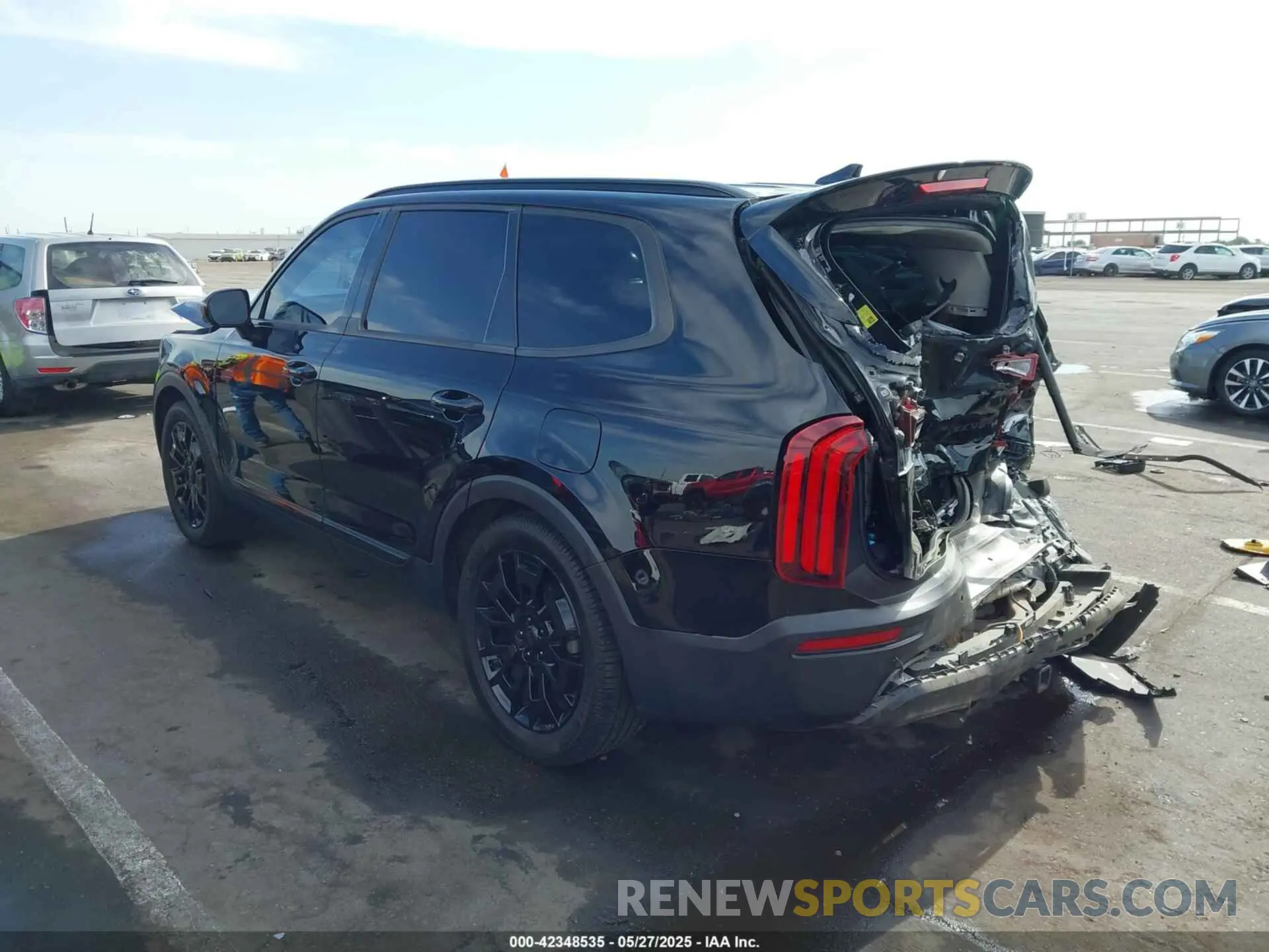 3 fotografías del automóvil dañado 5XYP5DHC1MG170972 KIA TELLURIDE 2021