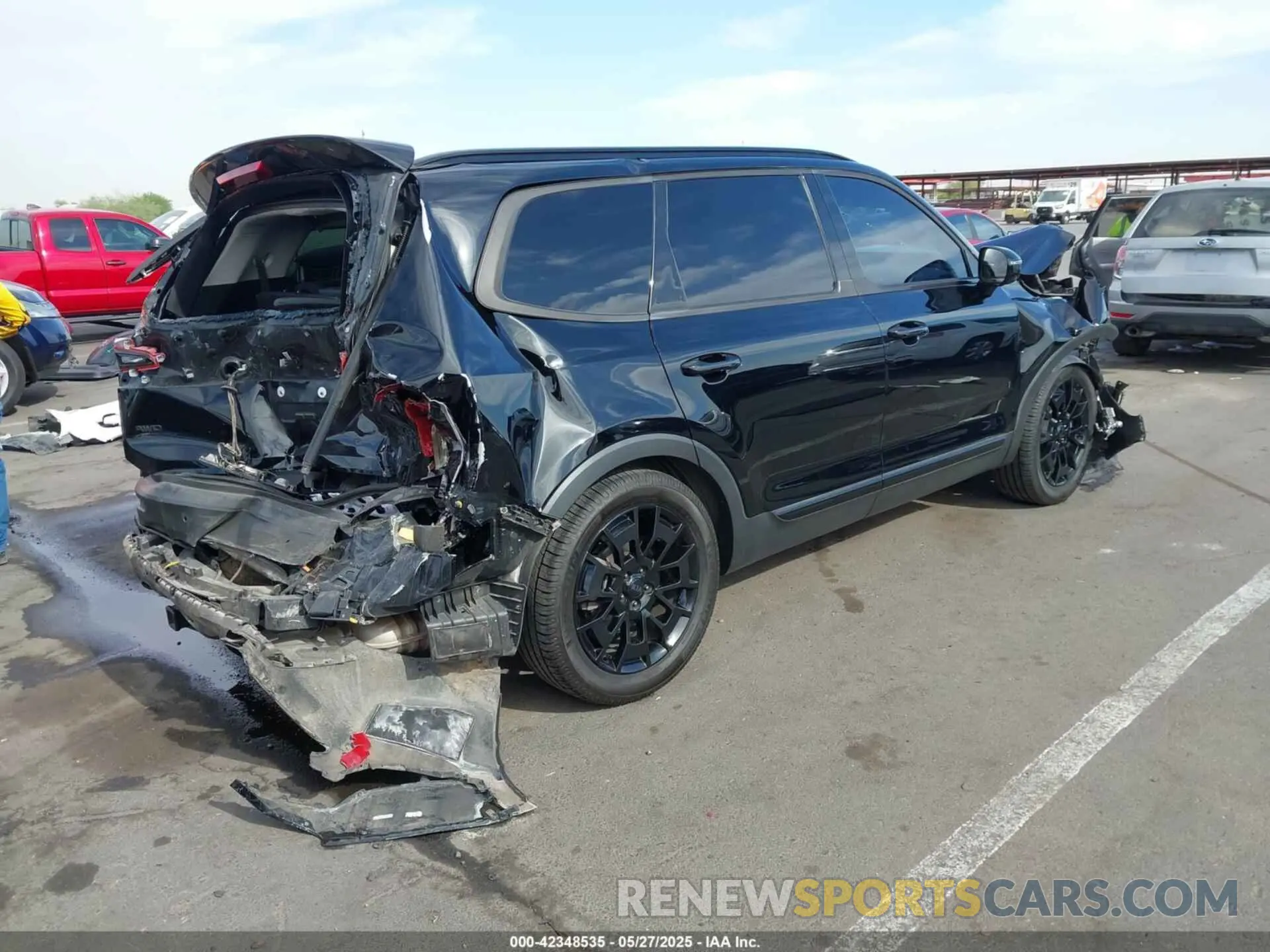 4 fotografías del automóvil dañado 5XYP5DHC1MG170972 KIA TELLURIDE 2021