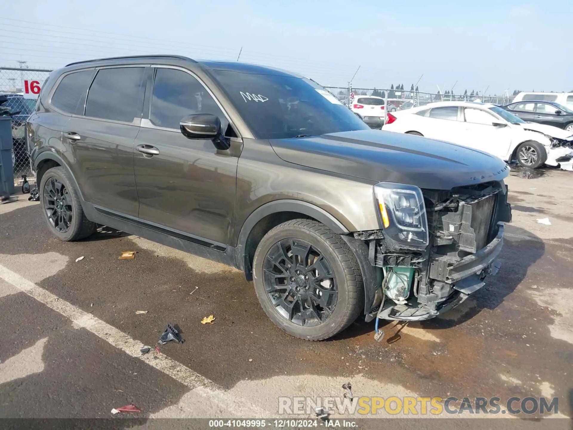 1 fotografías del automóvil dañado 5XYP5DHC2MG114460 KIA TELLURIDE 2021