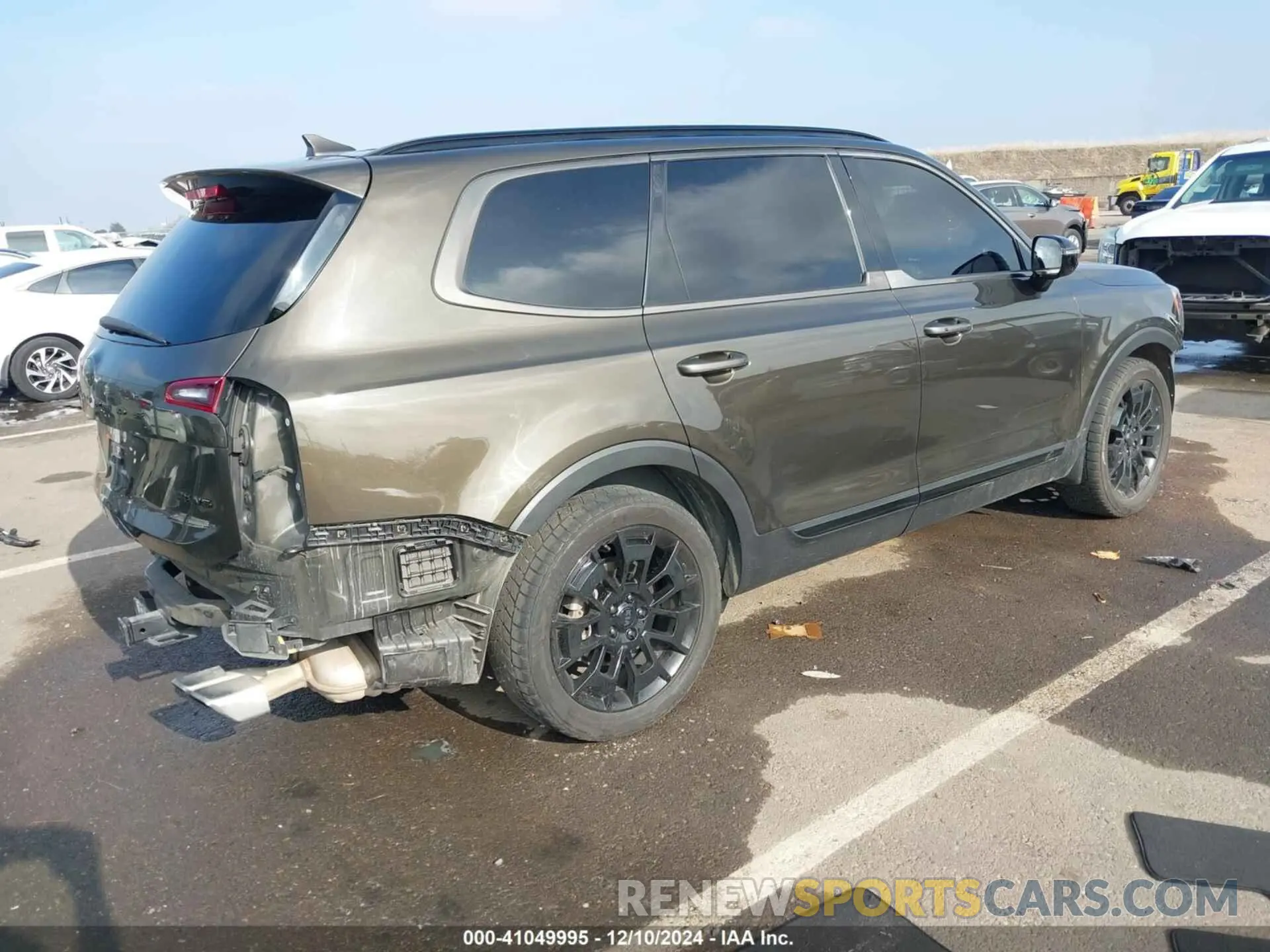 4 fotografías del automóvil dañado 5XYP5DHC2MG114460 KIA TELLURIDE 2021