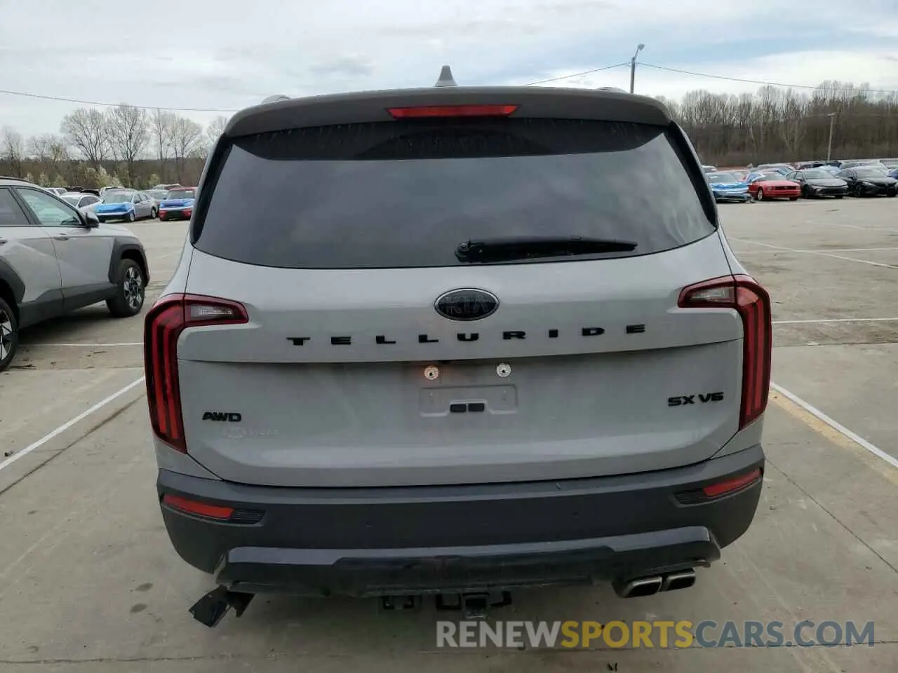 6 fotografías del automóvil dañado 5XYP5DHC3MG135401 KIA TELLURIDE 2021