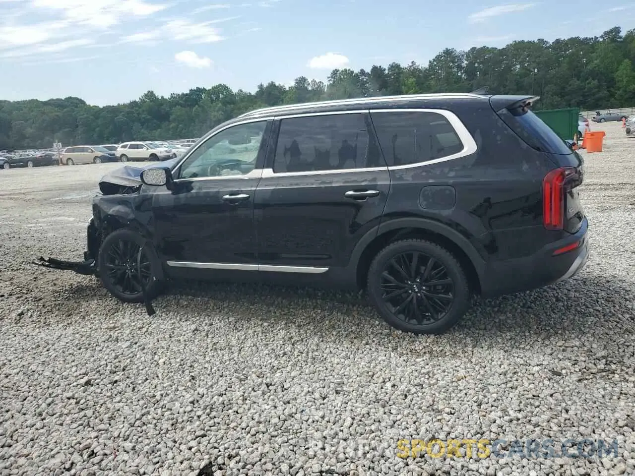 2 fotografías del automóvil dañado 5XYP5DHC3MG174604 KIA TELLURIDE 2021