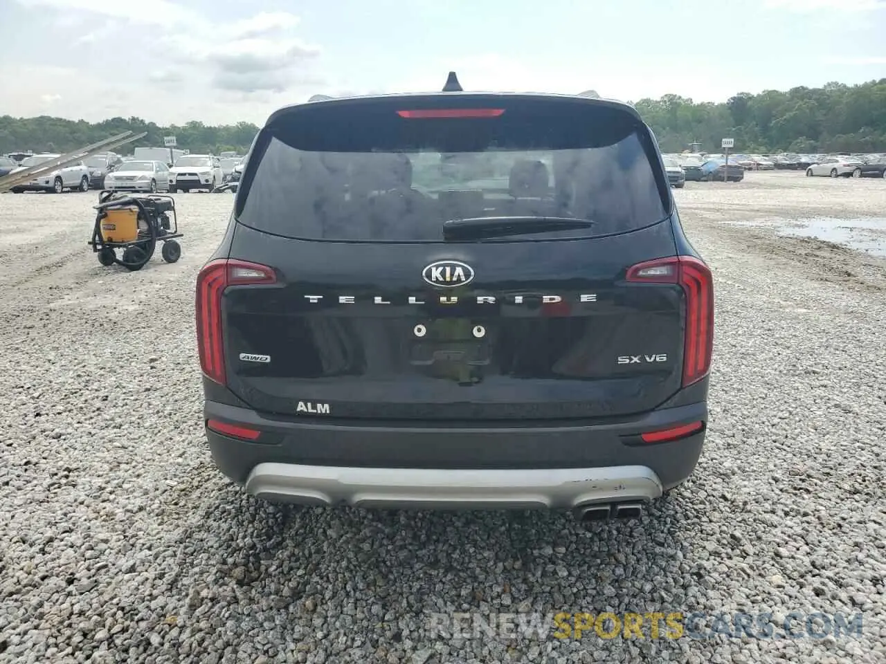 6 fotografías del automóvil dañado 5XYP5DHC3MG174604 KIA TELLURIDE 2021