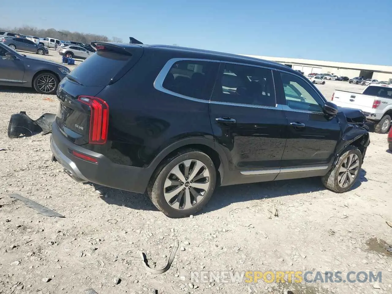 3 fotografías del automóvil dañado 5XYP5DHC5MG128160 KIA TELLURIDE 2021