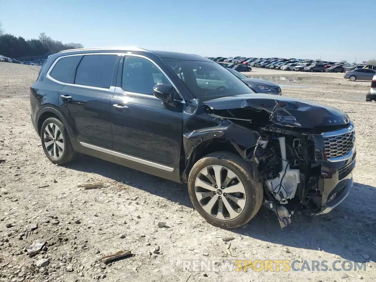 4 fotografías del automóvil dañado 5XYP5DHC5MG128160 KIA TELLURIDE 2021
