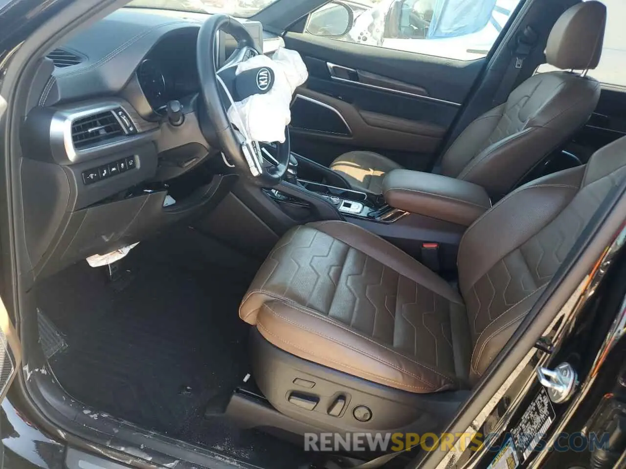 7 fotografías del automóvil dañado 5XYP5DHC5MG128160 KIA TELLURIDE 2021