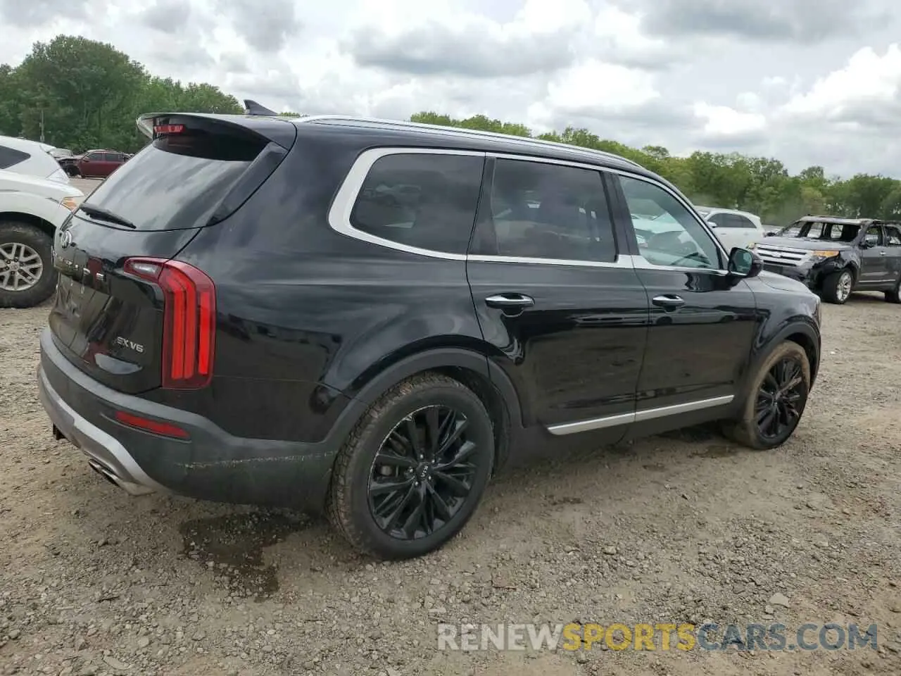 3 fotografías del automóvil dañado 5XYP5DHC6MG130001 KIA TELLURIDE 2021