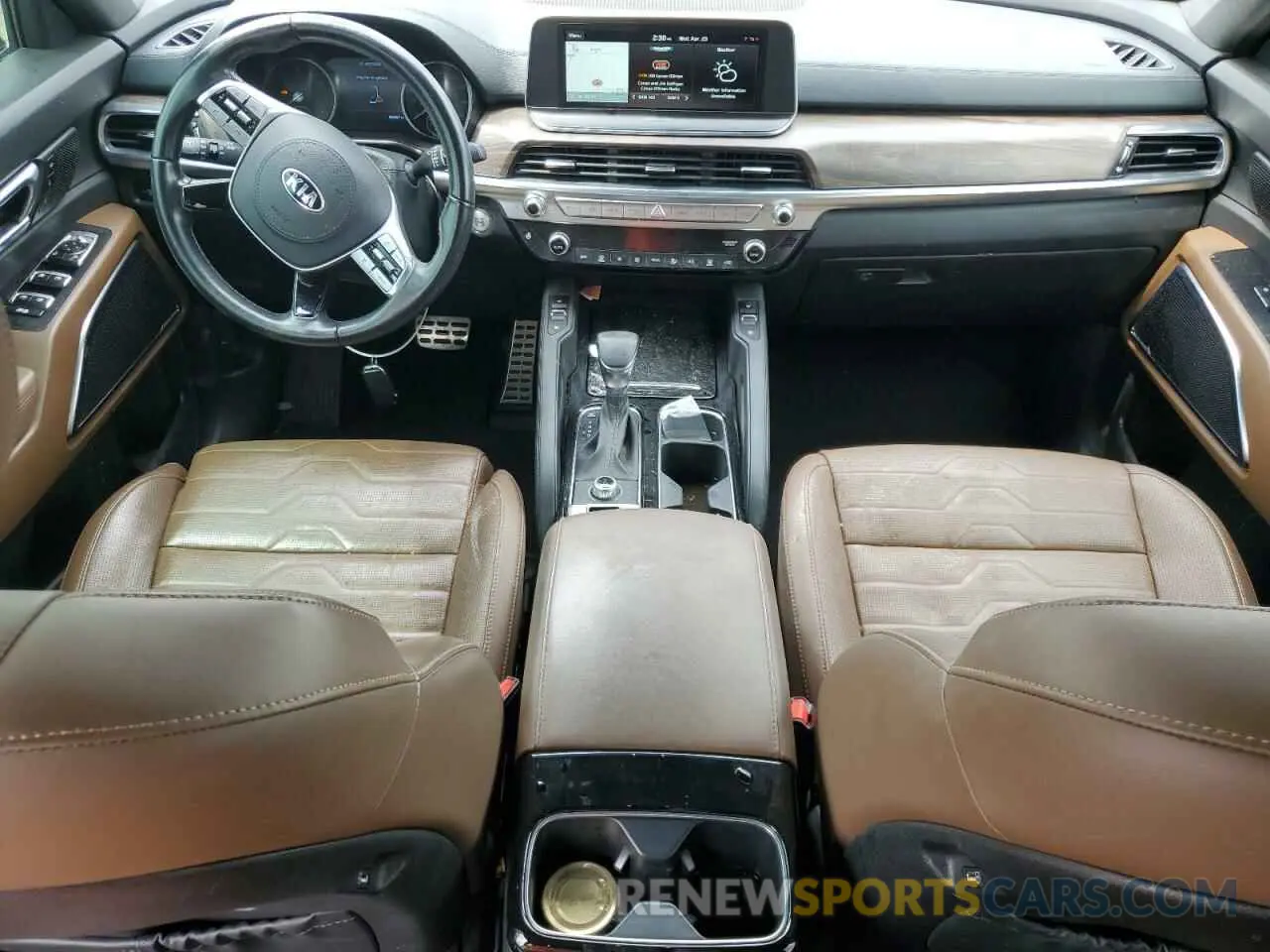 8 fotografías del automóvil dañado 5XYP5DHC6MG130001 KIA TELLURIDE 2021