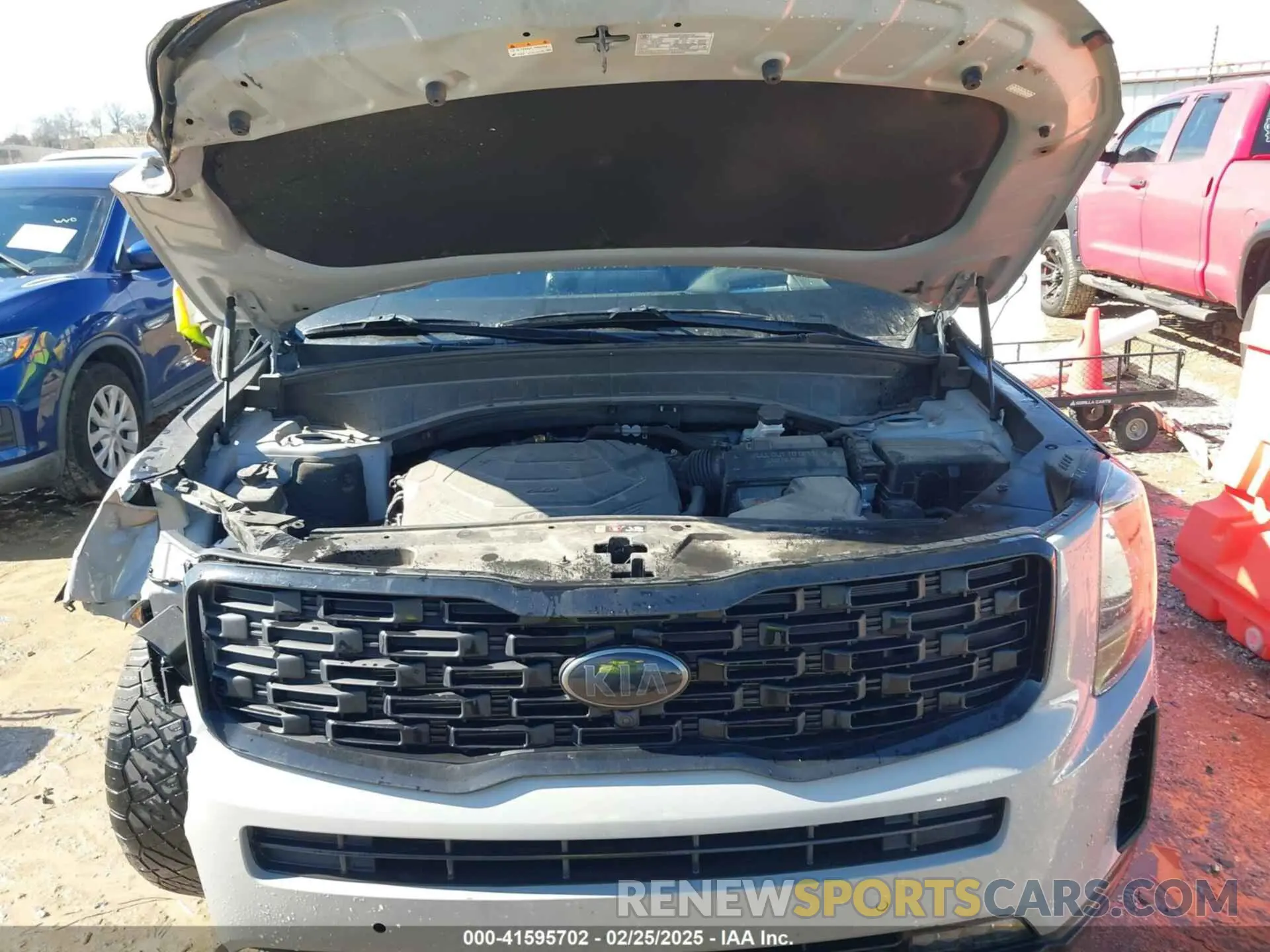 10 fotografías del automóvil dañado 5XYP5DHC6MG151155 KIA TELLURIDE 2021