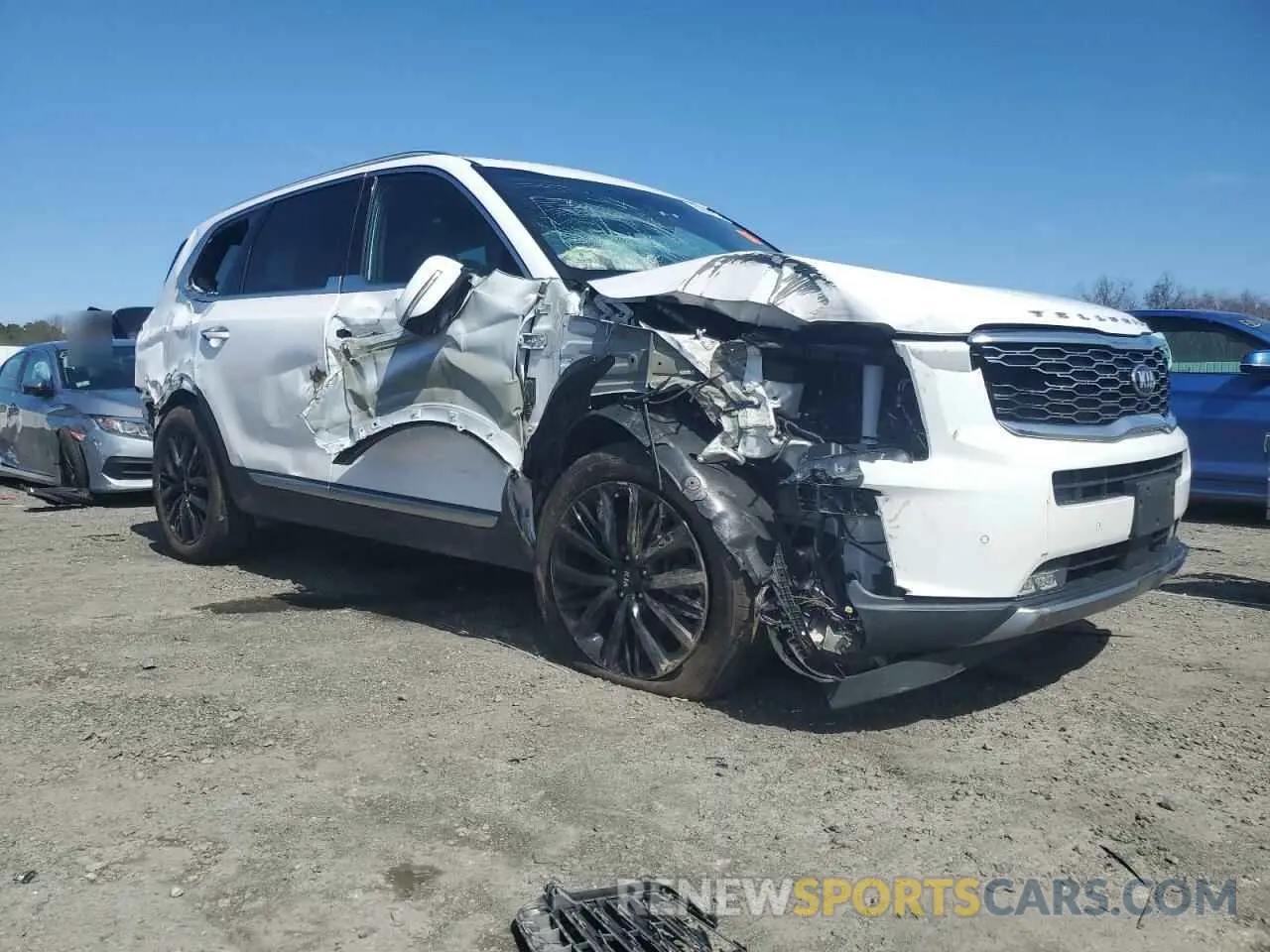 4 fotografías del automóvil dañado 5XYP5DHC7MG142335 KIA TELLURIDE 2021