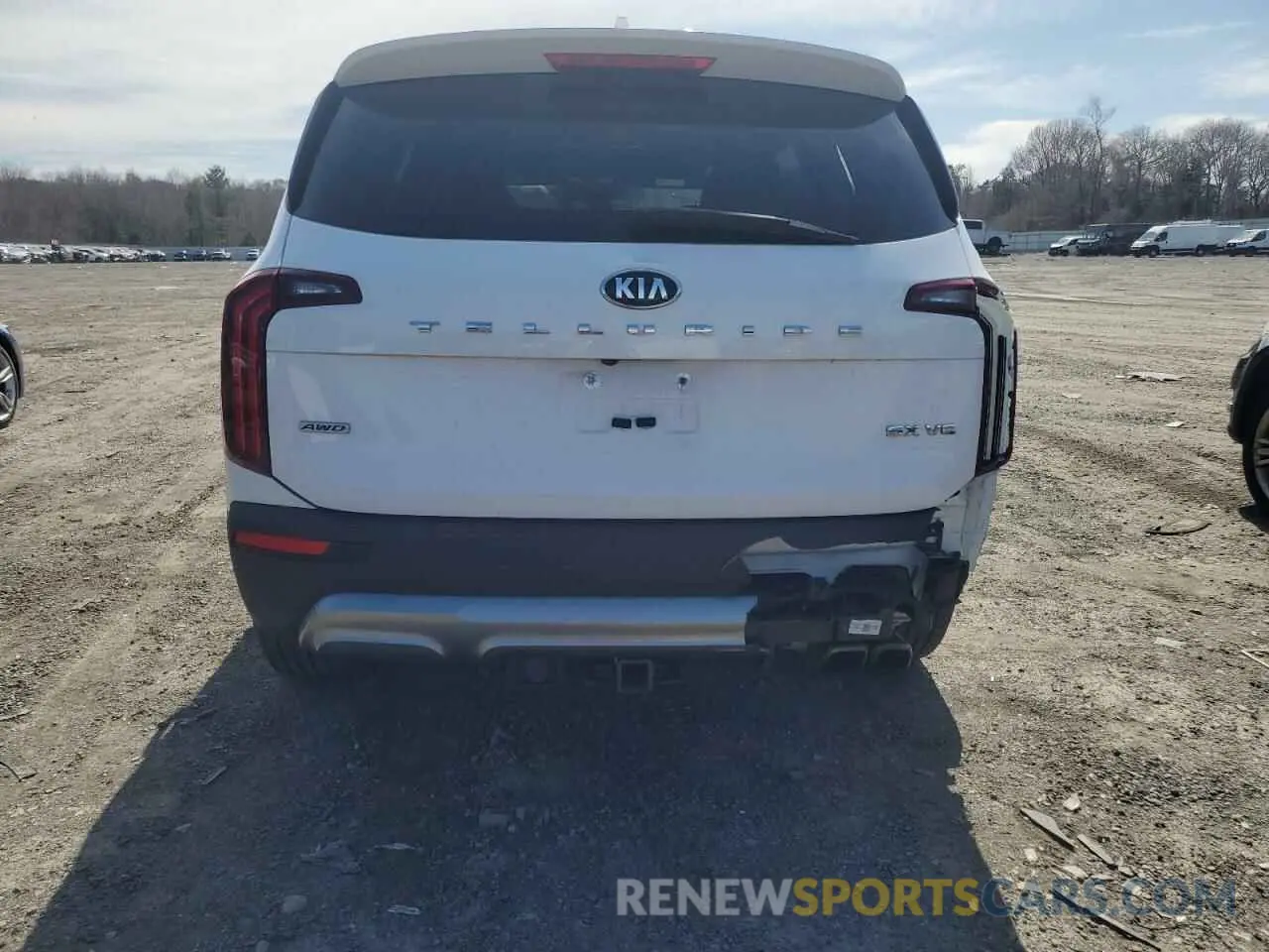 6 fotografías del automóvil dañado 5XYP5DHC7MG142335 KIA TELLURIDE 2021