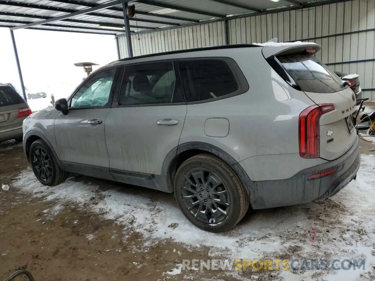 2 fotografías del automóvil dañado 5XYP5DHC7MG165470 KIA TELLURIDE 2021