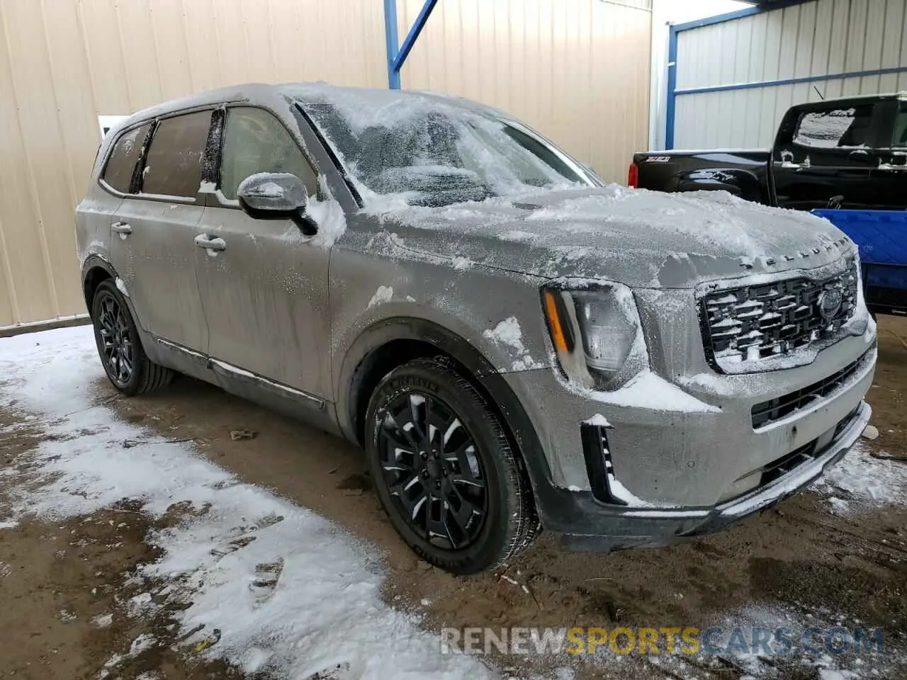 4 fotografías del automóvil dañado 5XYP5DHC7MG165470 KIA TELLURIDE 2021
