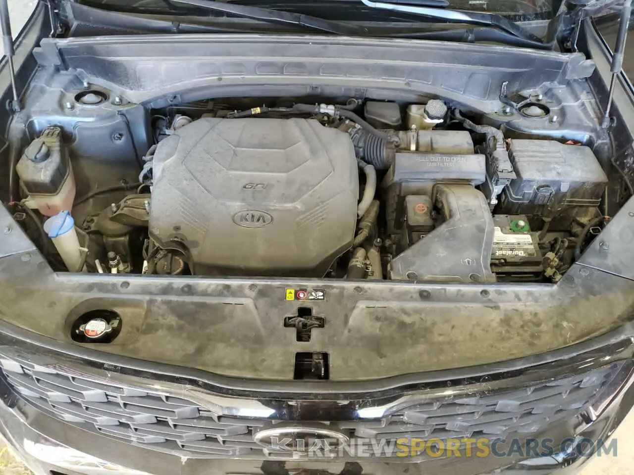 12 fotografías del automóvil dañado 5XYP5DHC8MG186179 KIA TELLURIDE 2021