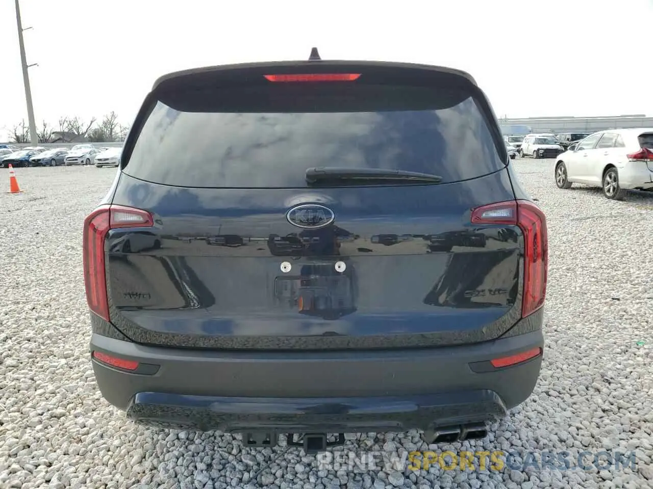 6 fotografías del automóvil dañado 5XYP5DHC9MG169195 KIA TELLURIDE 2021
