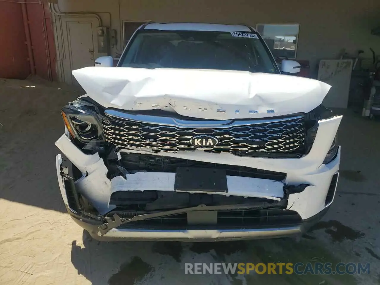 5 fotografías del automóvil dañado 5XYP64HC0MG190322 KIA TELLURIDE 2021