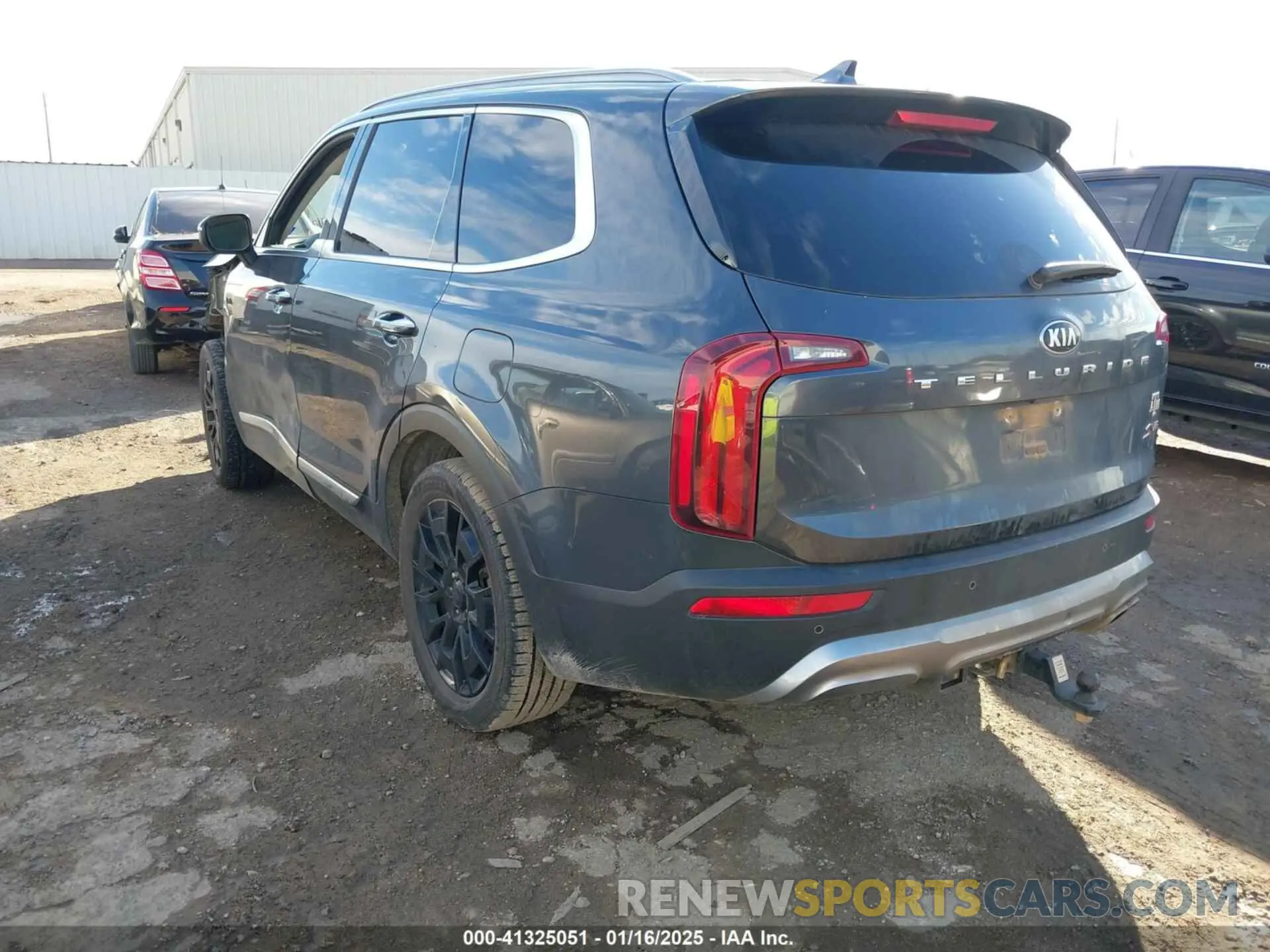 3 fotografías del automóvil dañado 5XYP64HC4MG144296 KIA TELLURIDE 2021