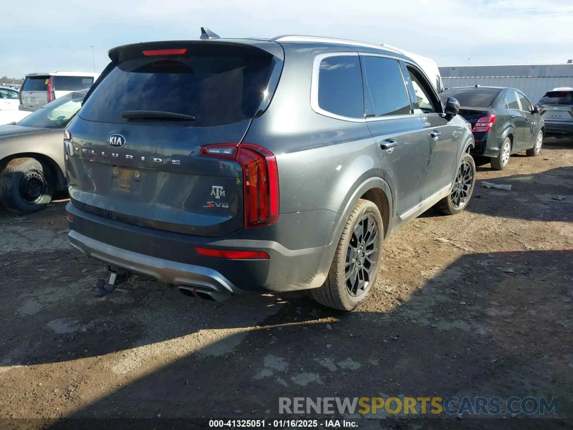 4 fotografías del automóvil dañado 5XYP64HC4MG144296 KIA TELLURIDE 2021