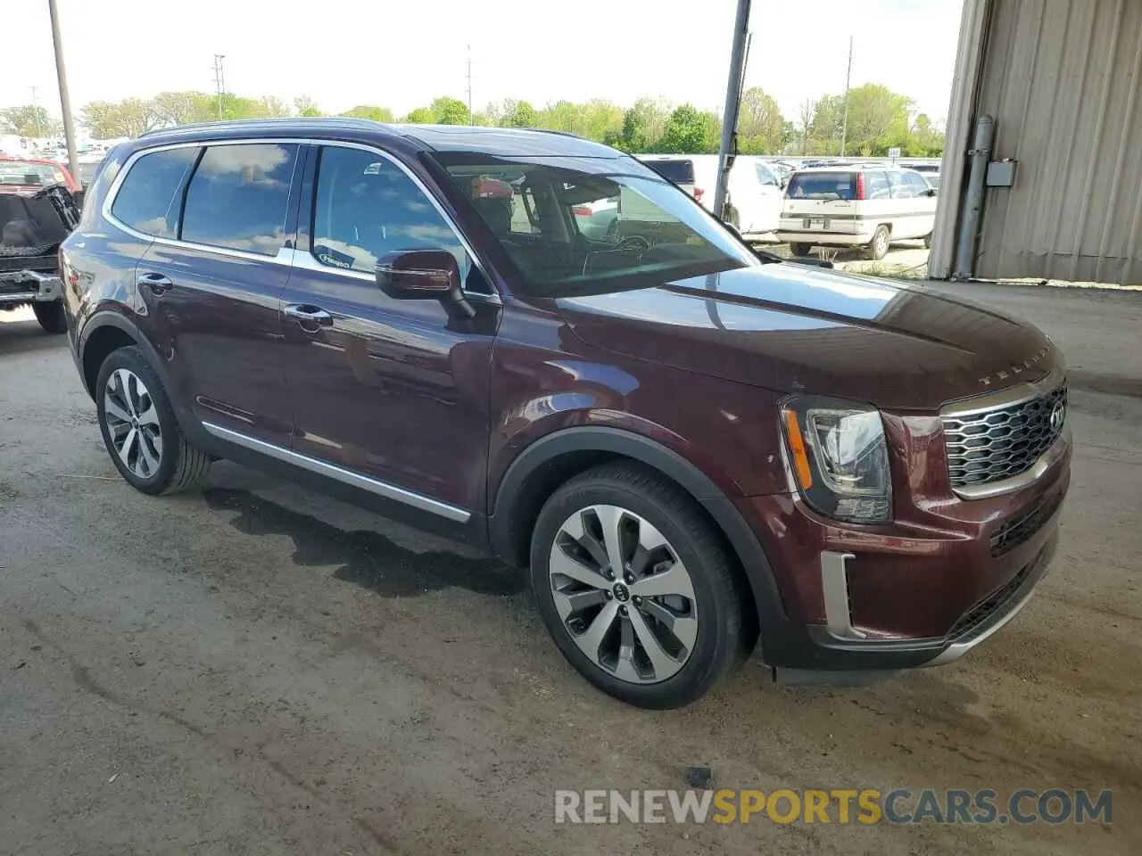 4 fotografías del automóvil dañado 5XYP64HC6MG176974 KIA TELLURIDE 2021