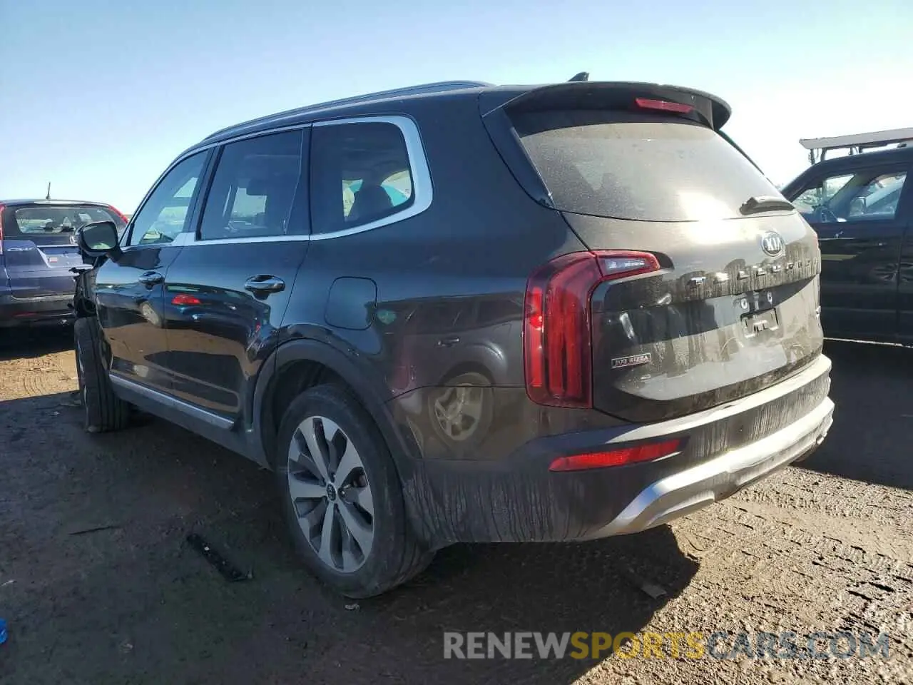 2 fotografías del automóvil dañado 5XYP64HC8MG143412 KIA TELLURIDE 2021