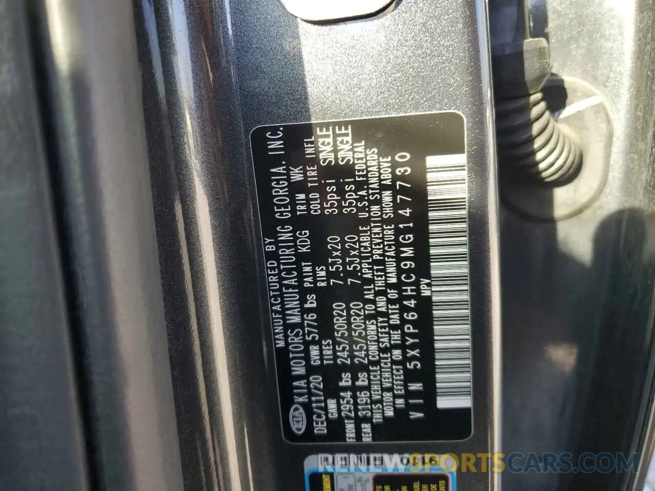 14 fotografías del automóvil dañado 5XYP64HC9MG147730 KIA TELLURIDE 2021