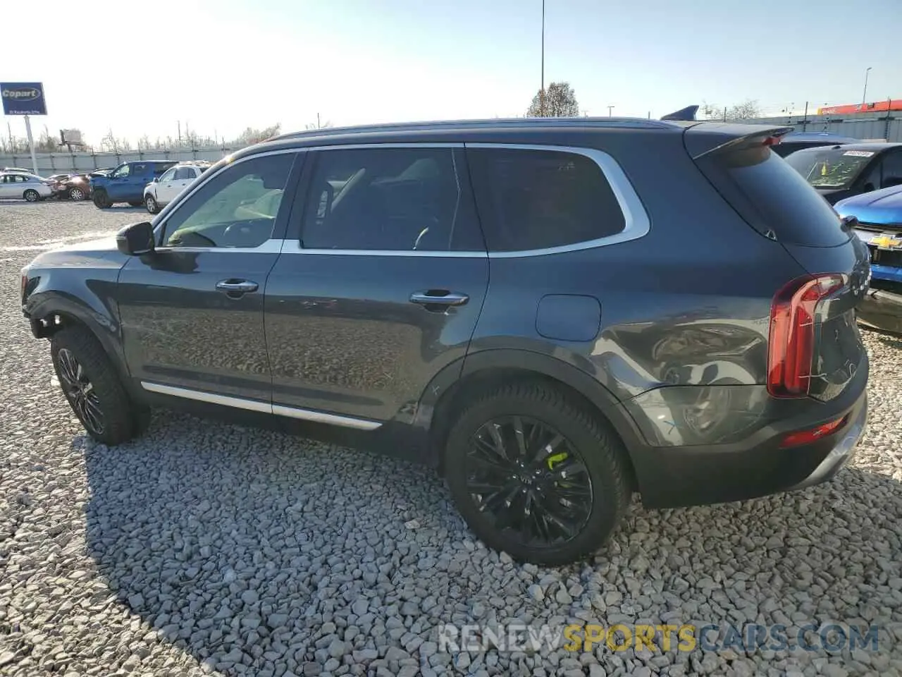 2 fotografías del automóvil dañado 5XYP64HC9MG147730 KIA TELLURIDE 2021