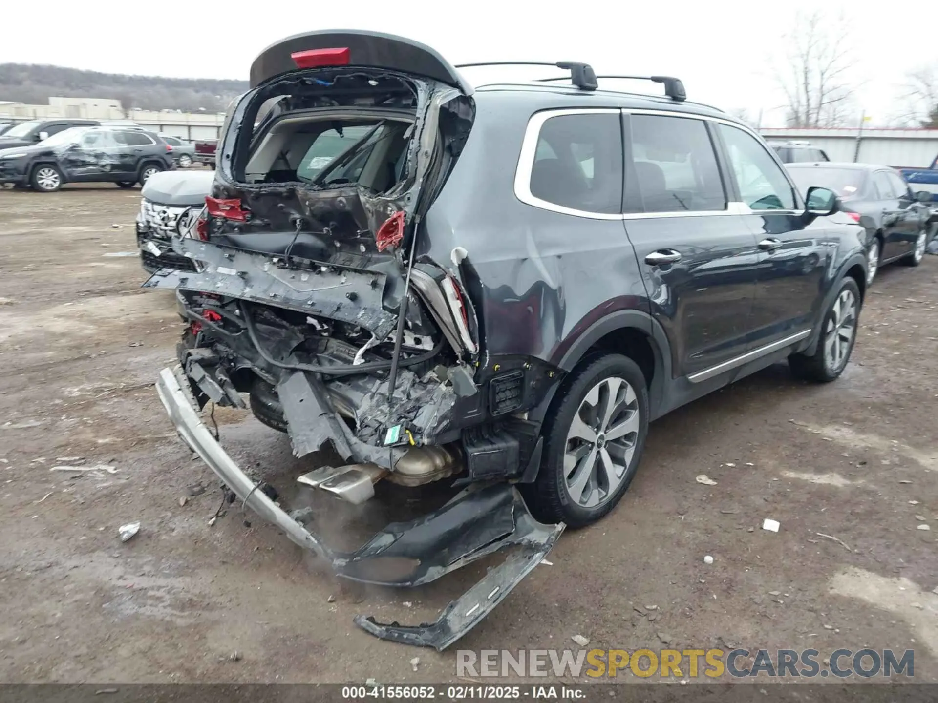 4 fotografías del automóvil dañado 5XYP64HCXMG160311 KIA TELLURIDE 2021