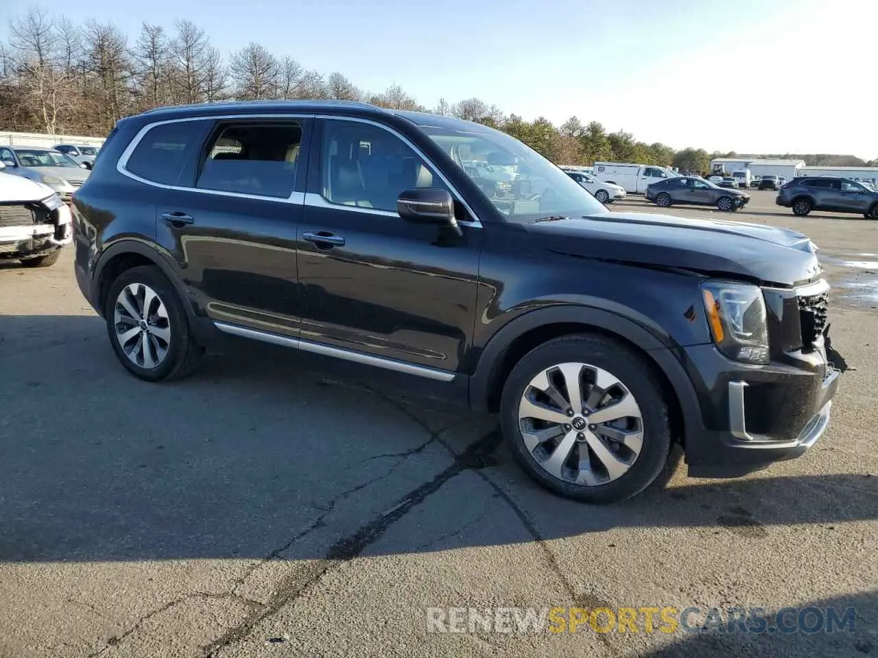 4 fotografías del automóvil dañado 5XYP6DHC3MG167505 KIA TELLURIDE 2021