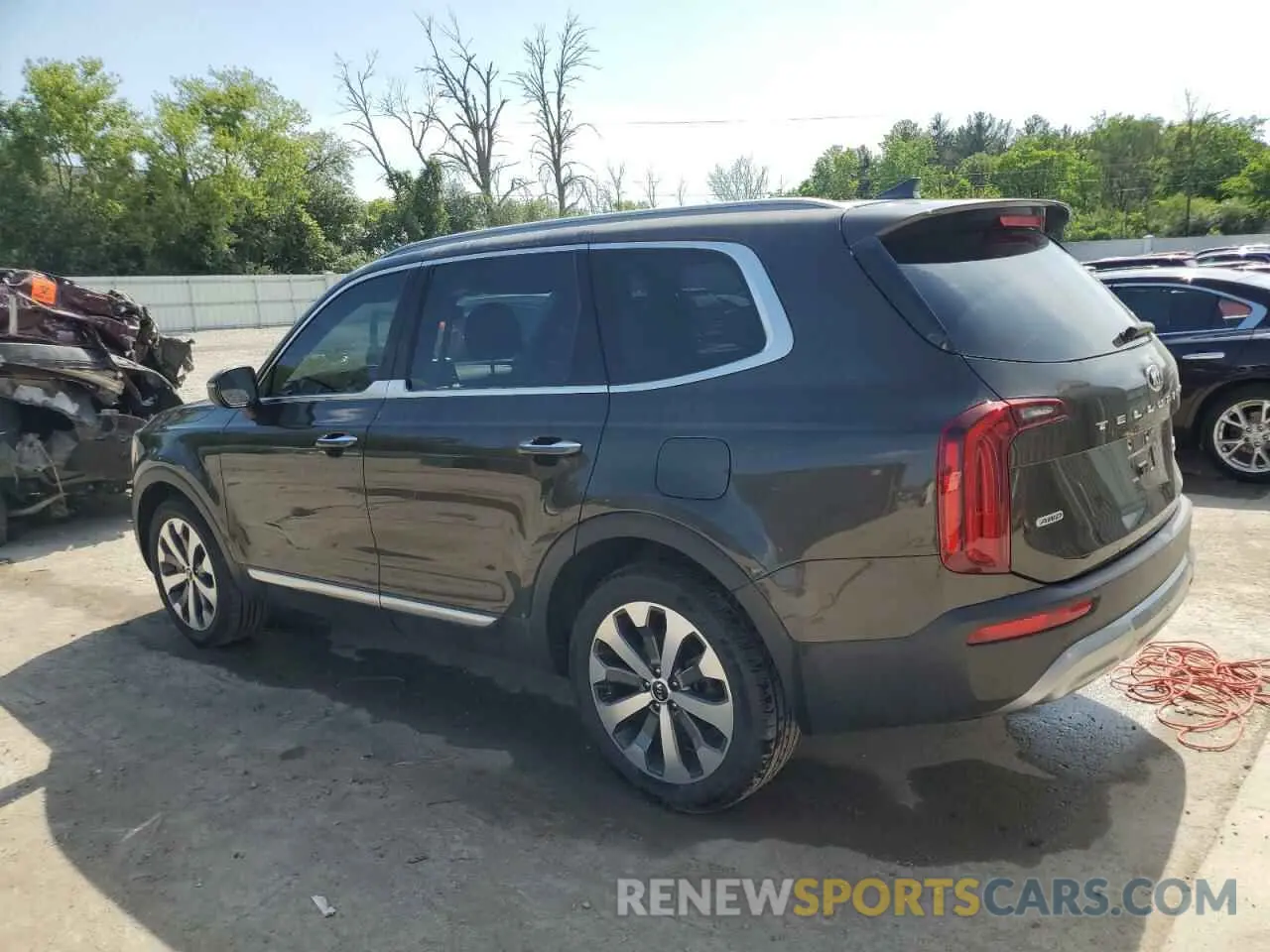 2 fotografías del automóvil dañado 5XYP6DHC8MG096544 KIA TELLURIDE 2021