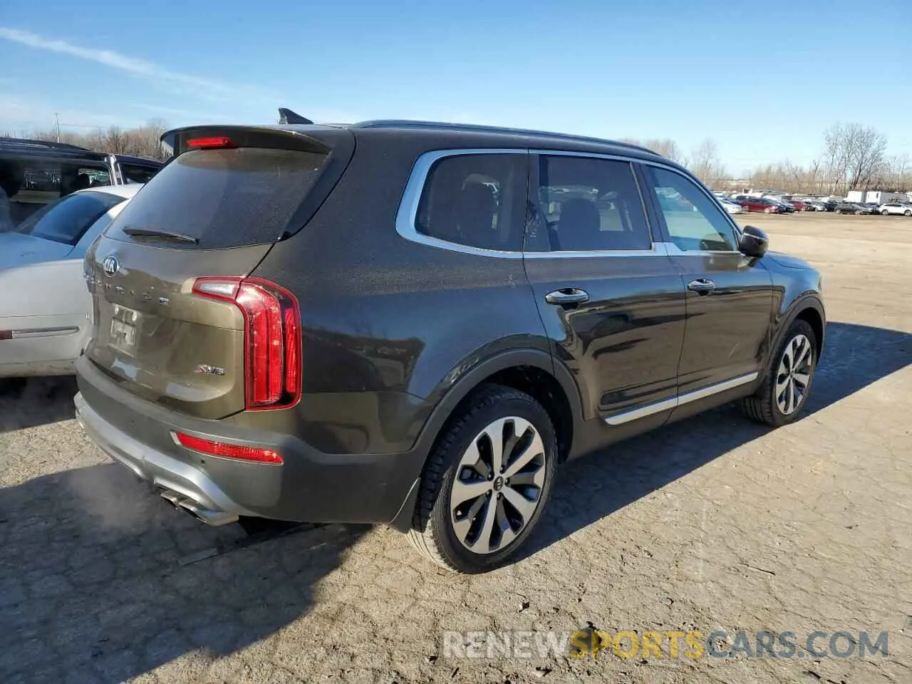 3 fotografías del automóvil dañado 5XYP6DHC9MG103954 KIA TELLURIDE 2021