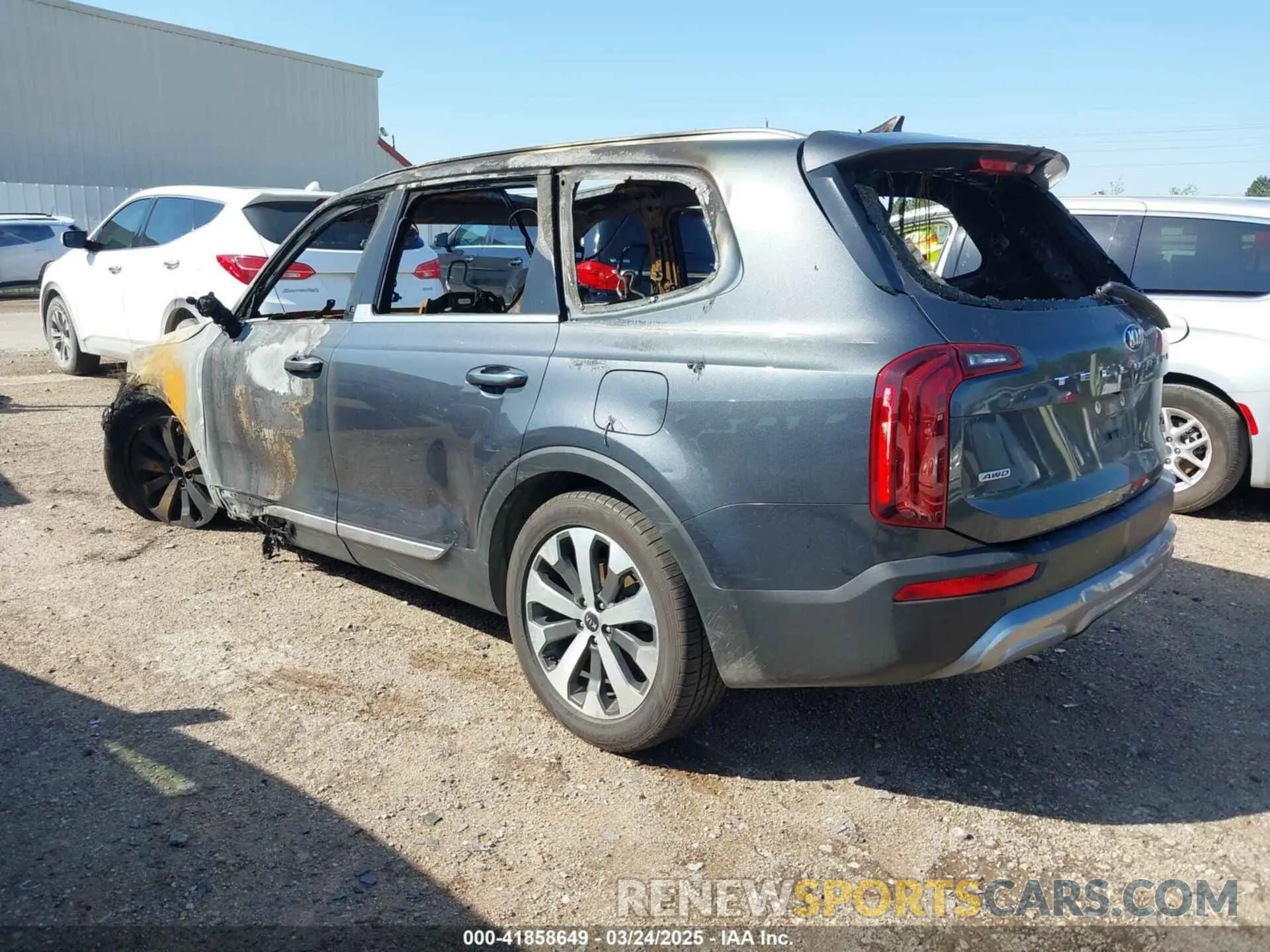 3 fotografías del automóvil dañado 5XYP6DHC9MG177391 KIA TELLURIDE 2021