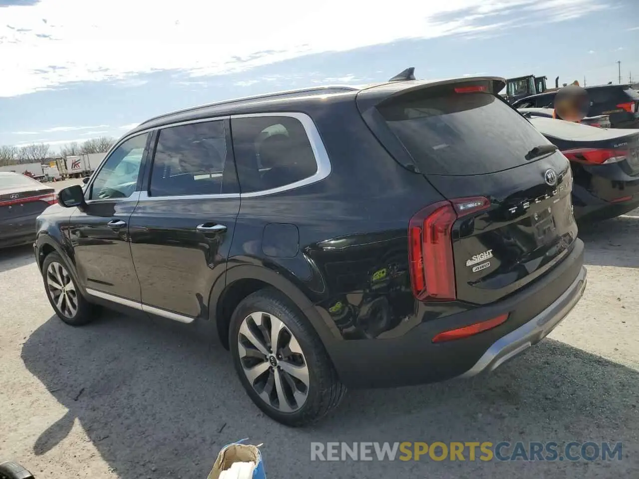 2 fotografías del automóvil dañado 5XYP6DHCXMG148112 KIA TELLURIDE 2021
