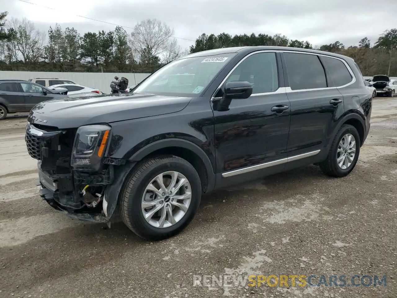 1 fotografías del automóvil dañado 5XYP24HC2NG234480 KIA TELLURIDE 2022