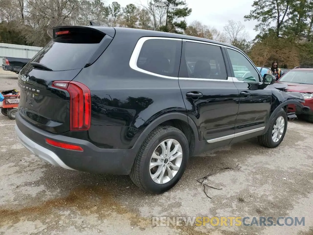 3 fotografías del automóvil dañado 5XYP24HC2NG234480 KIA TELLURIDE 2022