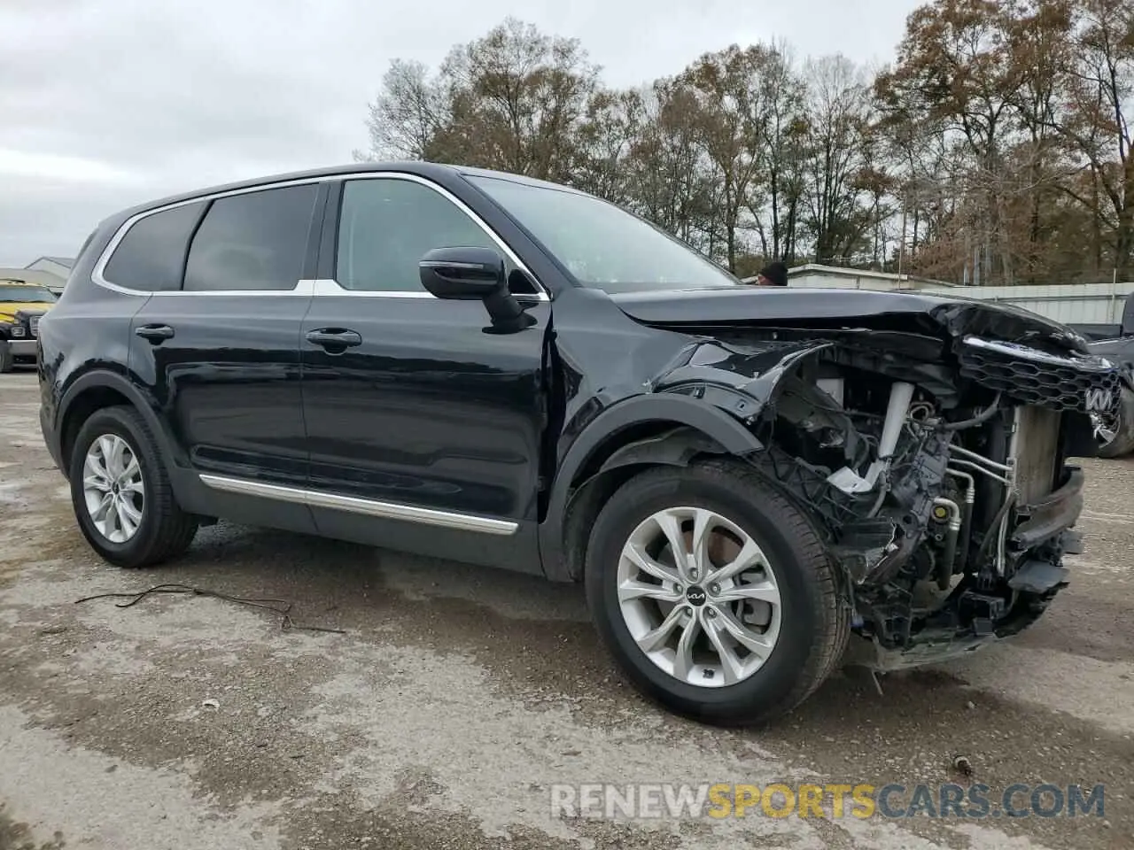 4 fotografías del automóvil dañado 5XYP24HC2NG234480 KIA TELLURIDE 2022