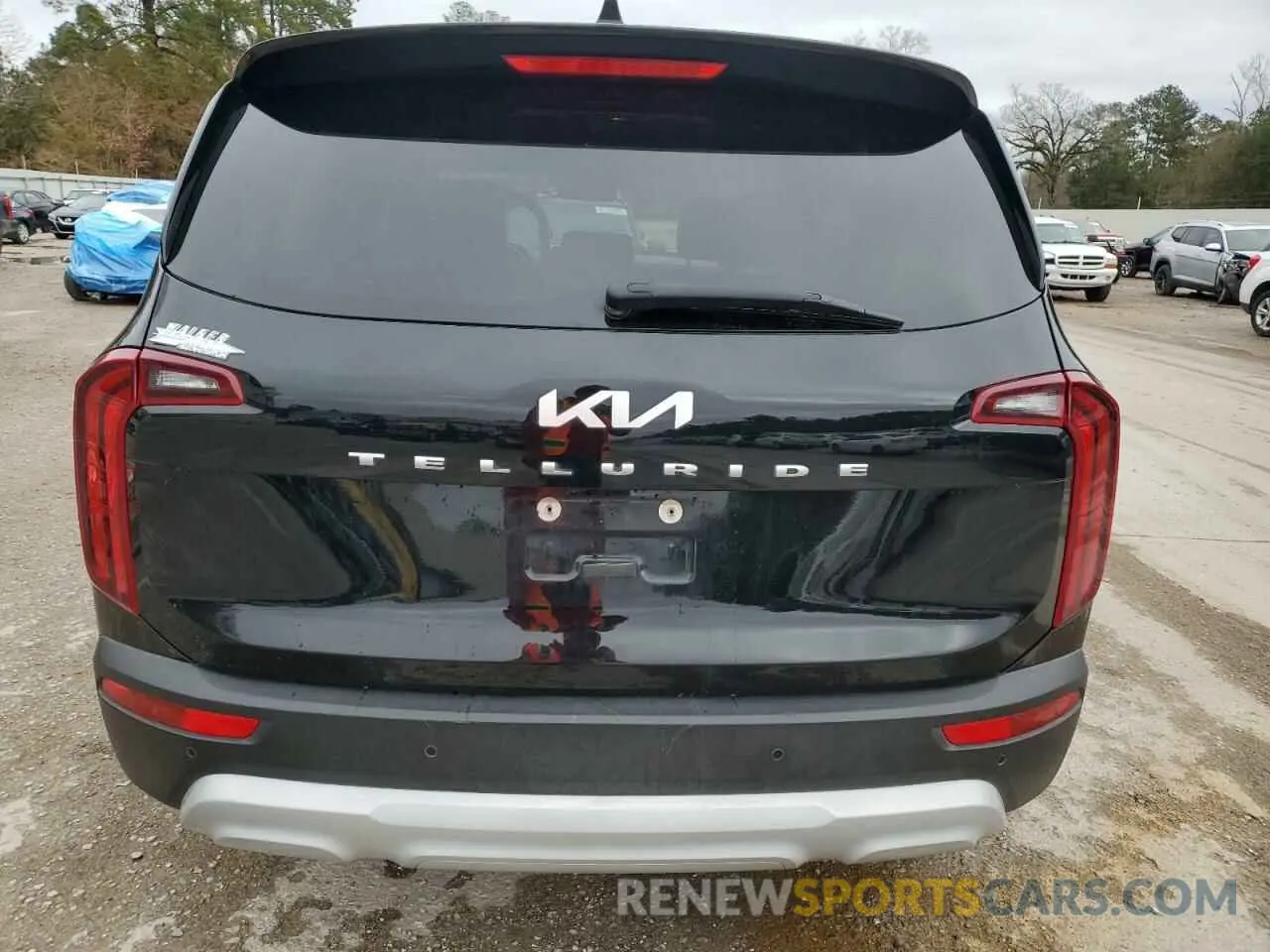 6 fotografías del automóvil dañado 5XYP24HC2NG234480 KIA TELLURIDE 2022