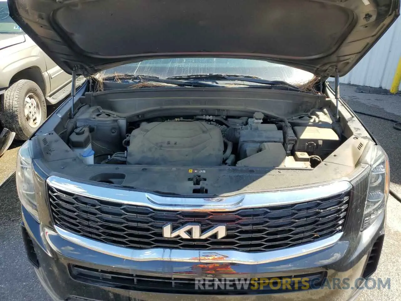 12 fotografías del automóvil dañado 5XYP24HC4NG196170 KIA TELLURIDE 2022