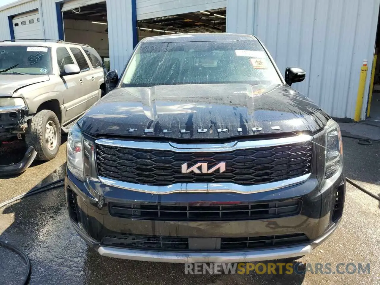 5 fotografías del automóvil dañado 5XYP24HC4NG196170 KIA TELLURIDE 2022
