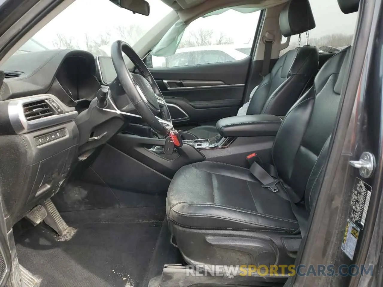 7 fotografías del automóvil dañado 5XYP24HC6NG222977 KIA TELLURIDE 2022