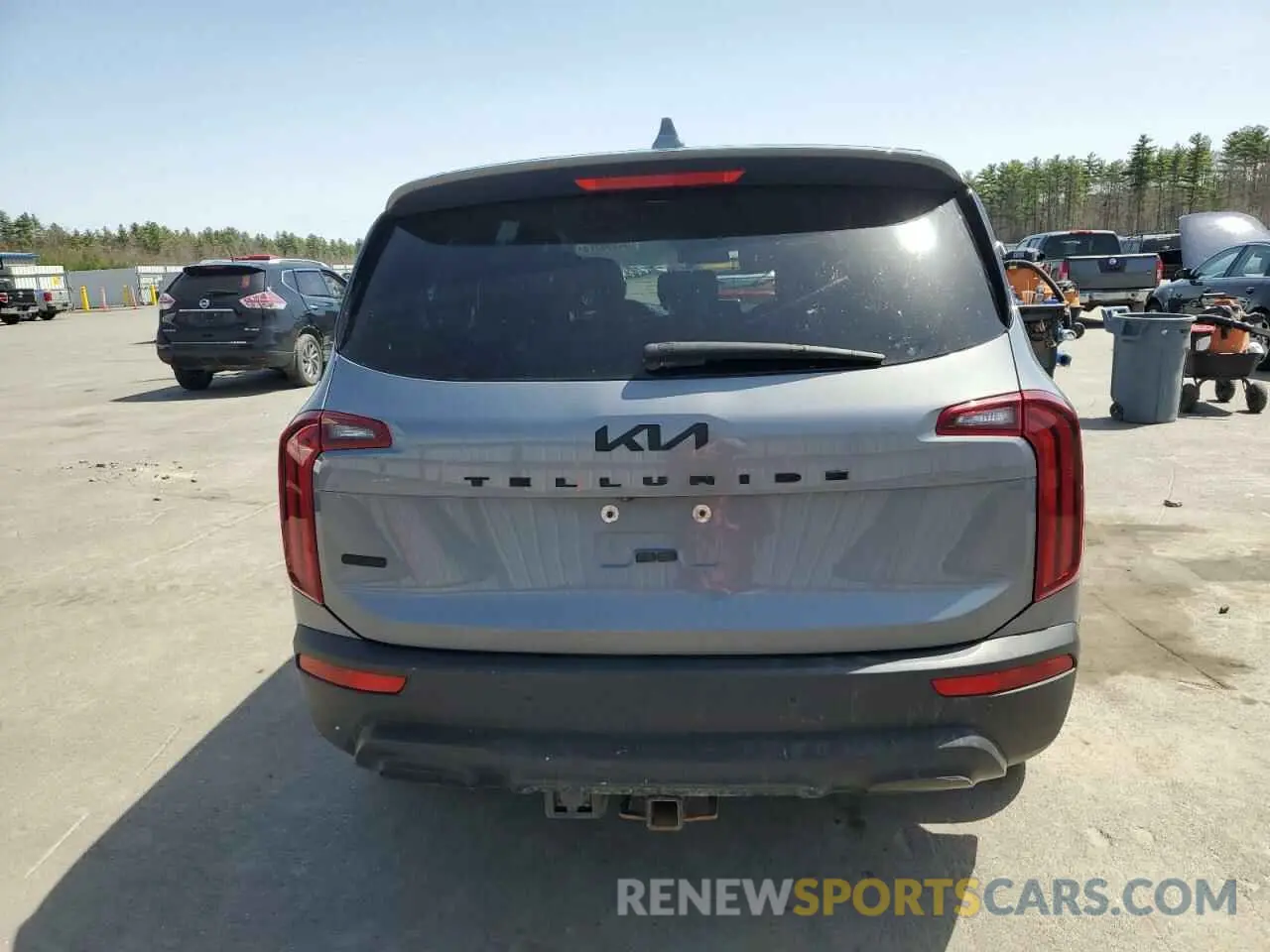 6 fotografías del automóvil dañado 5XYP2DHC4NG214747 KIA TELLURIDE 2022