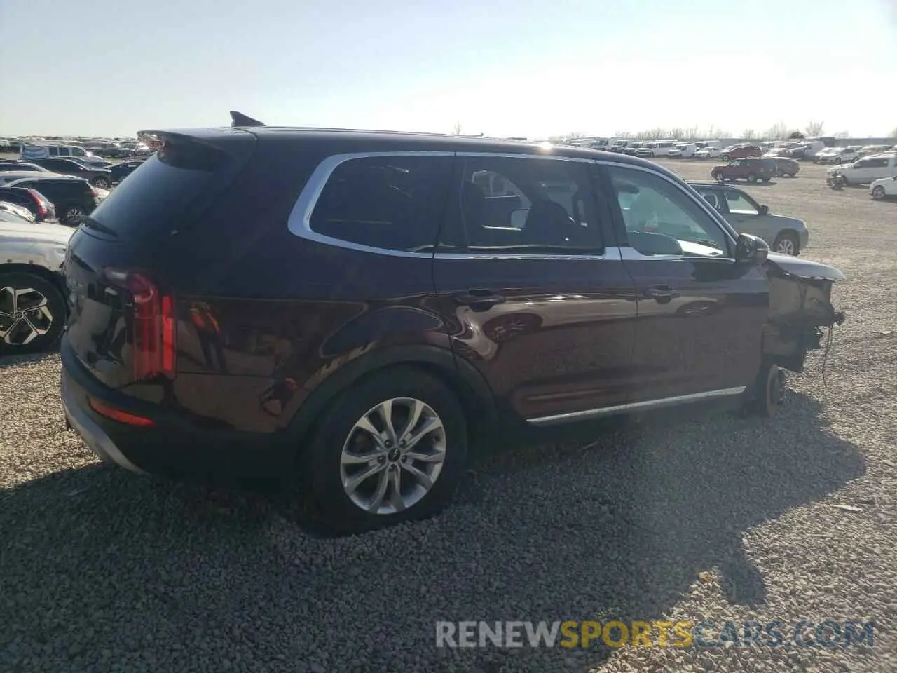 3 fotografías del automóvil dañado 5XYP2DHC4NG238403 KIA TELLURIDE 2022