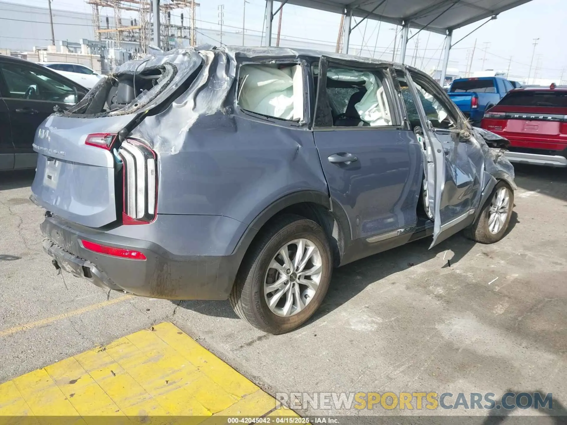 4 fotografías del automóvil dañado 5XYP2DHC7NG221269 KIA TELLURIDE 2022