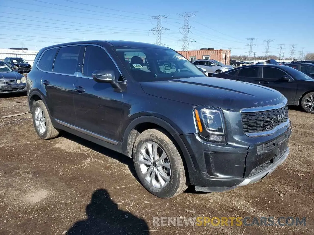 4 fotografías del automóvil dañado 5XYP2DHC7NG285778 KIA TELLURIDE 2022