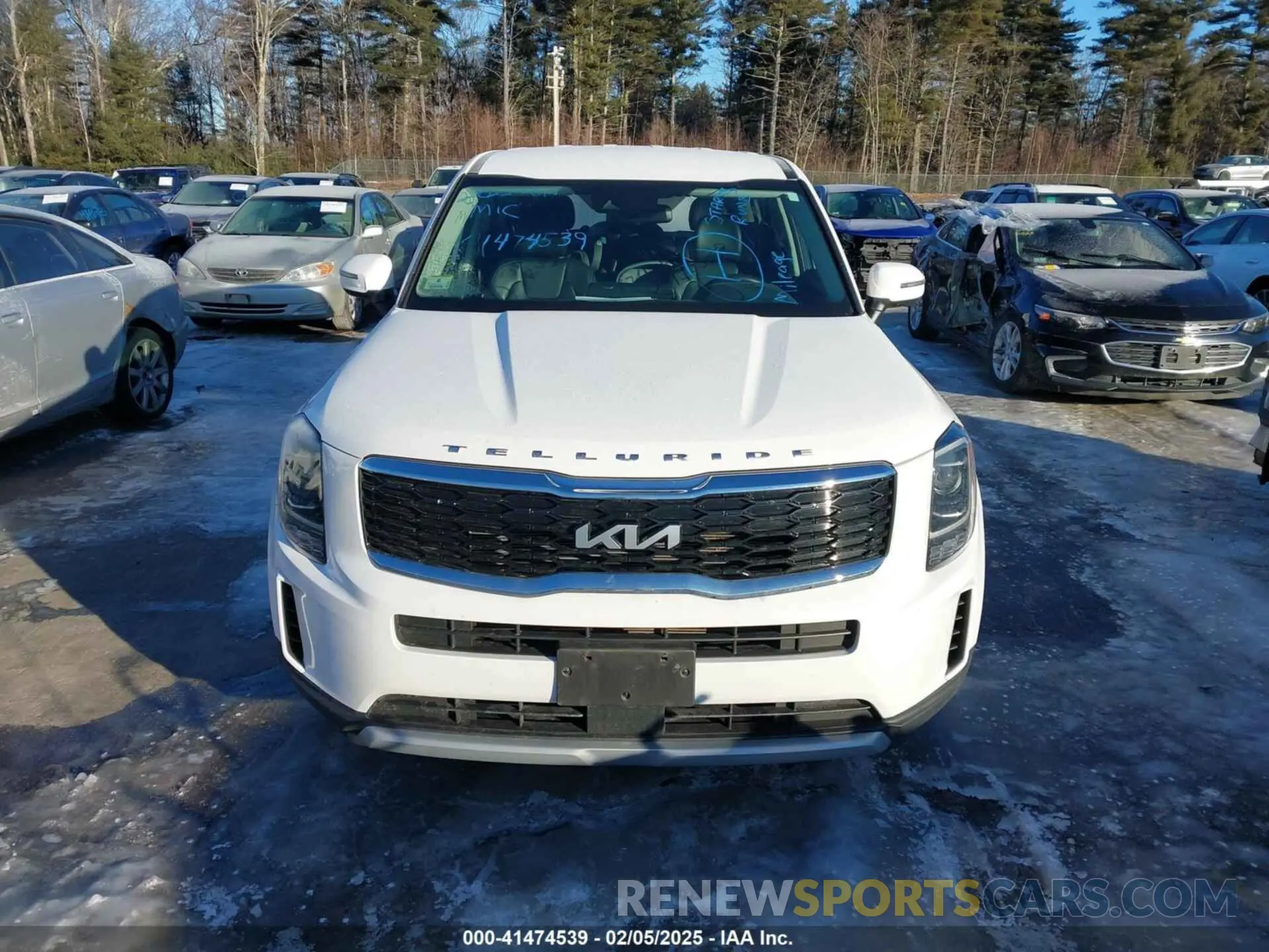 12 fotografías del automóvil dañado 5XYP2DHC9NG283319 KIA TELLURIDE 2022