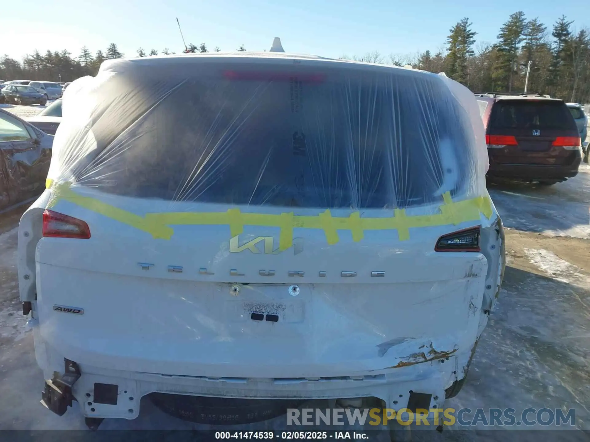 16 fotografías del automóvil dañado 5XYP2DHC9NG283319 KIA TELLURIDE 2022