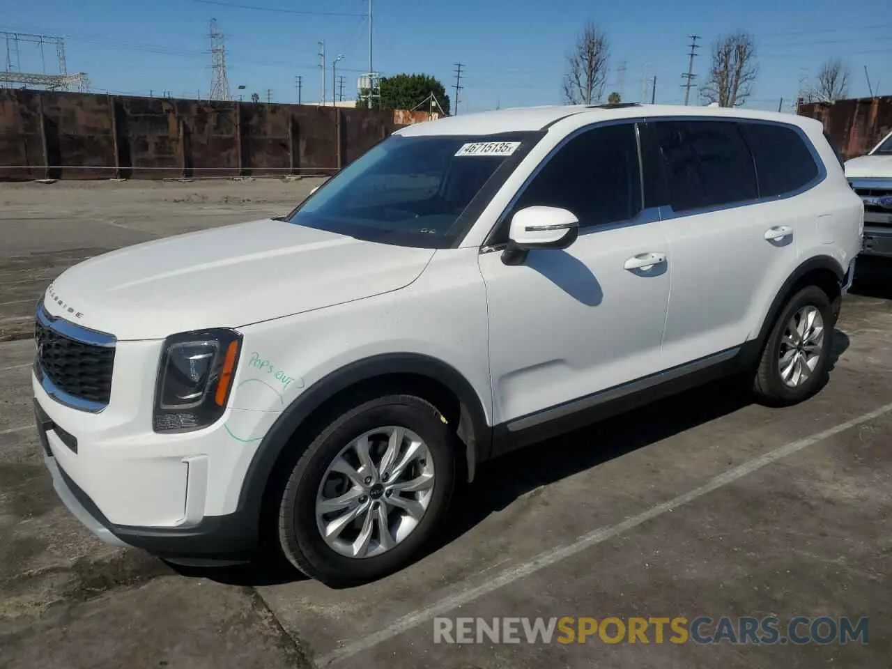1 fotografías del automóvil dañado 5XYP2DHCXNG228457 KIA TELLURIDE 2022