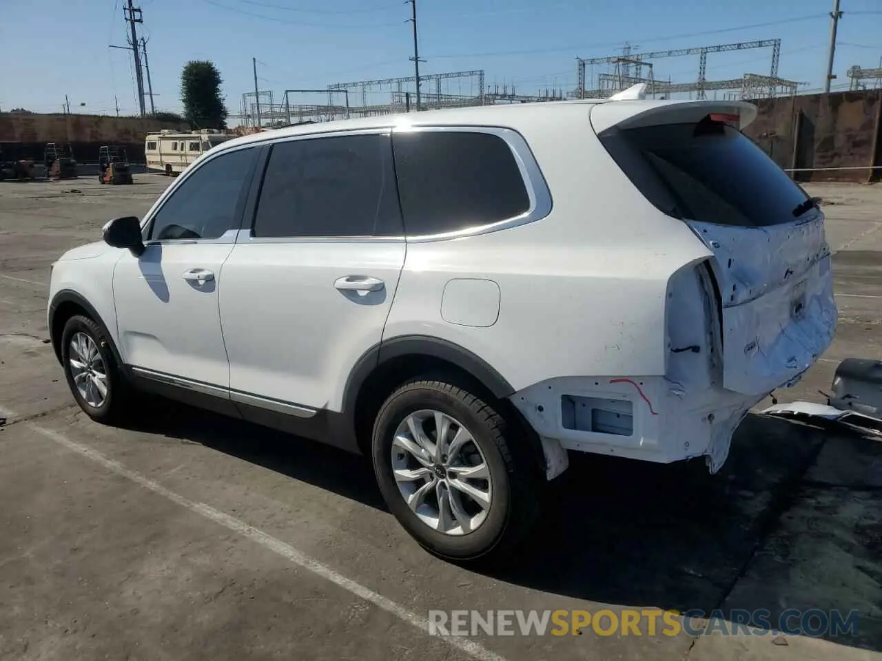 2 fotografías del automóvil dañado 5XYP2DHCXNG228457 KIA TELLURIDE 2022